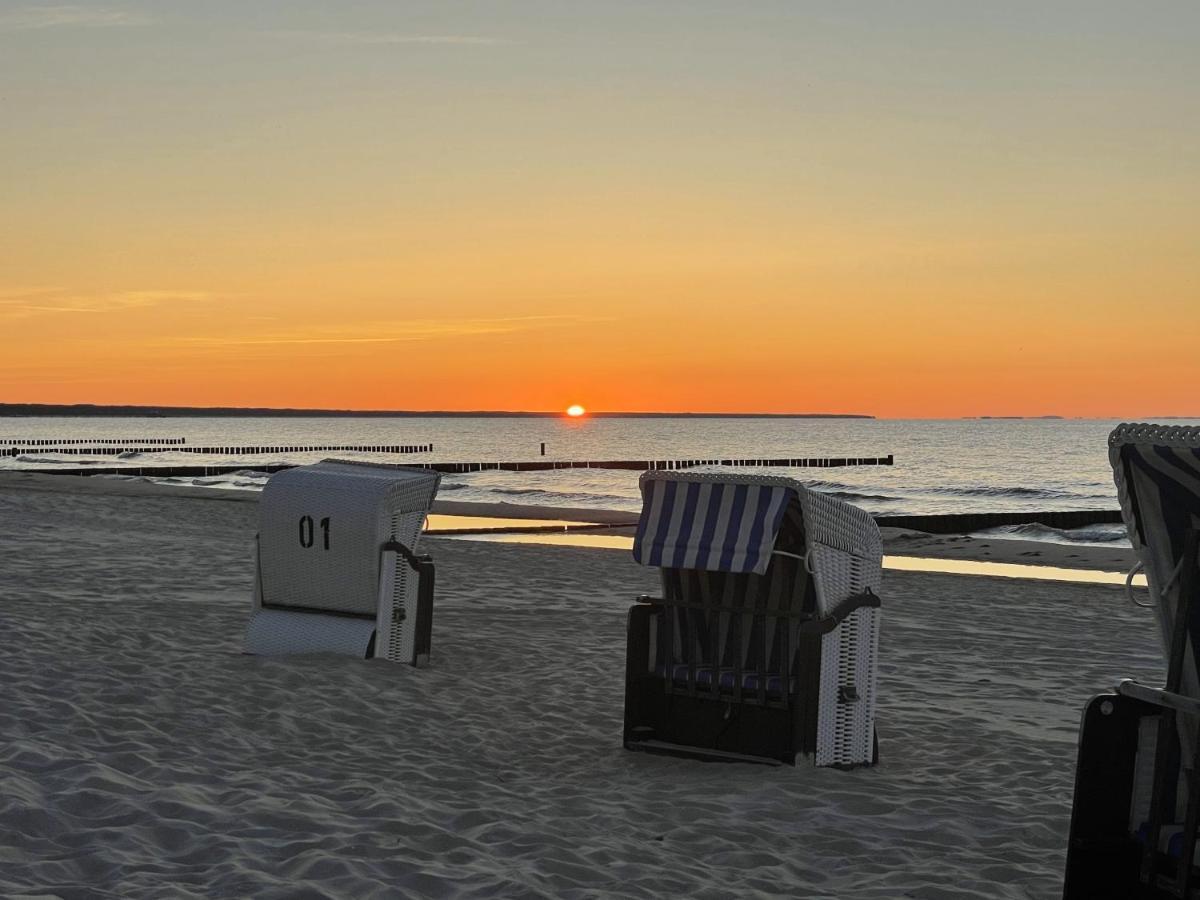 "Ab Zum Strand" Ferienwohnung Mit Balkon 泽姆平 外观 照片