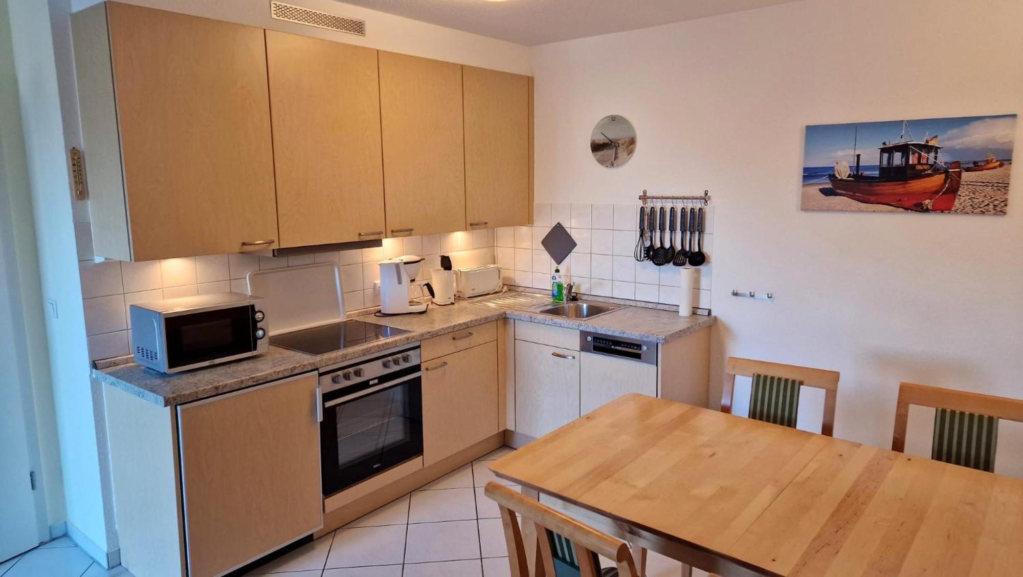 "Ab Zum Strand" Ferienwohnung Mit Balkon 泽姆平 外观 照片