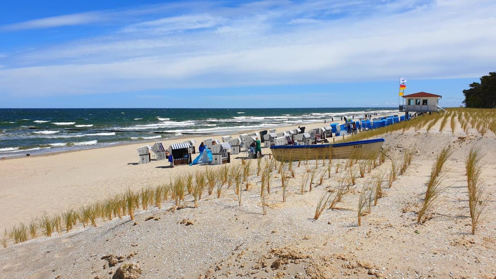 "Ab Zum Strand" Ferienwohnung Mit Balkon 泽姆平 外观 照片