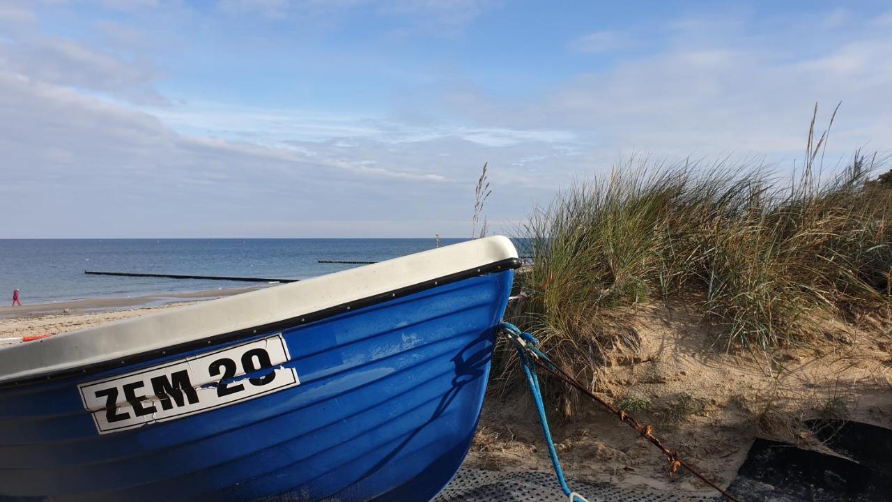 "Ab Zum Strand" Ferienwohnung Mit Balkon 泽姆平 外观 照片